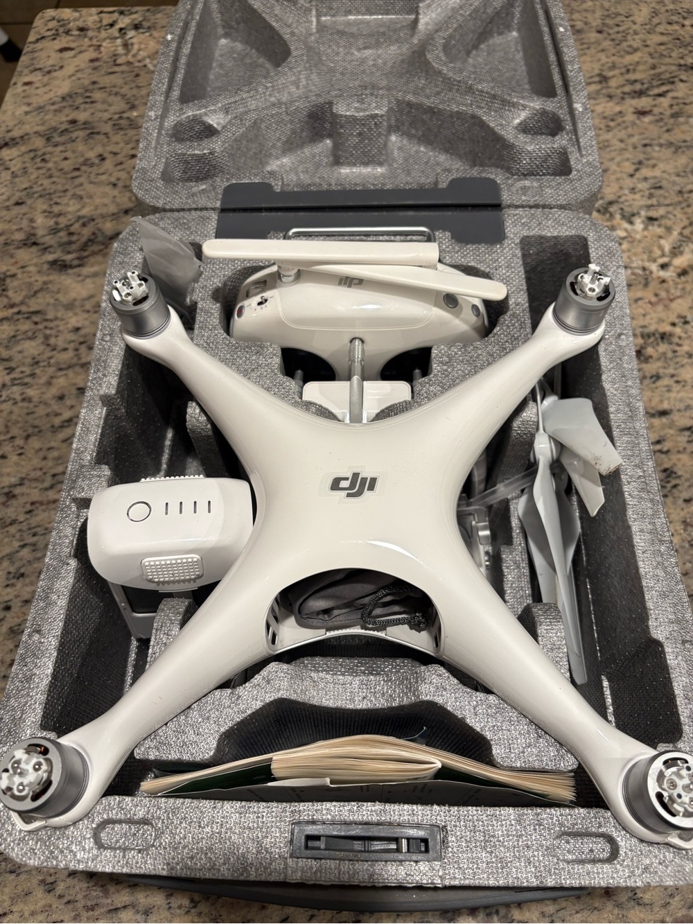 DJI Phantom 4 Drone with Battery in Hard Case